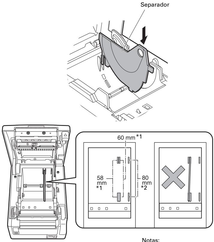 CITIZEN CT-S651 - Separador para rollo de papel - 1