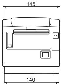 CITIZEN CT-S651 - Vistas externas y dimensiones - 2