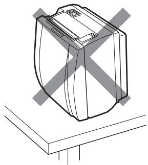CITIZEN CT-S651 - Precauciones para la instalación de la impersonora - 2