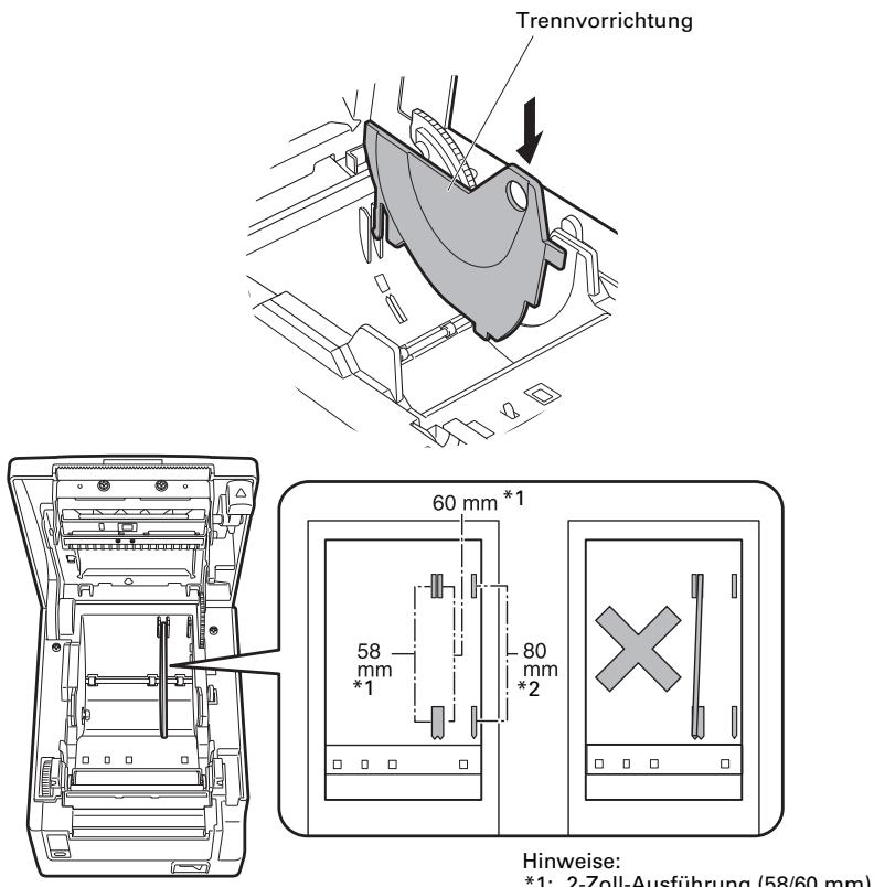 CITIZEN CT-S651 - Trennvorrichtung für Papierrollen - 1