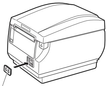 CITIZEN CT-S651 - Colocacion de la tapa del interruptor de alimentacion - 1