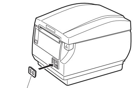 CITIZEN CT-S651 - Attaching the Power Switch Cover - 1