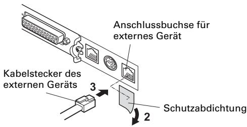 CITIZEN CT-S801 - Anschließlich eines externen Geräts - 1