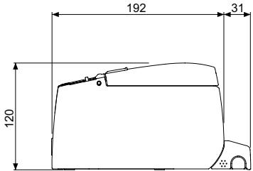 CITIZEN CT-S801 - External Views and Dimensions - 6
