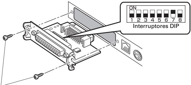 CITIZEN CT-S801 - Ajuste de los interruptores DIP en la placá de interfaz série - 1