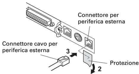 CITIZEN CT-S801 - Collegamento di una periferica esterna - 1