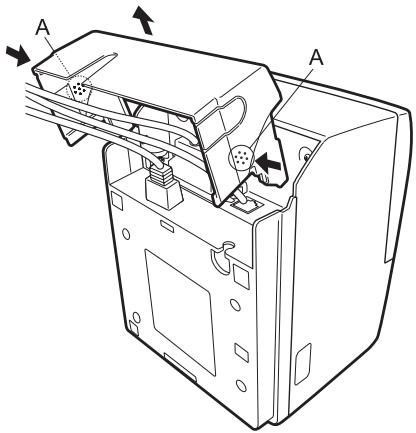 CITIZEN CT-S801 - Extracción de la tapa de conexiones - 1