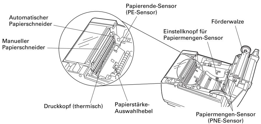 CITIZEN CT-S801 - Unter der Papierabdeckung - 1