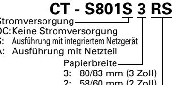 CITIZEN CT-S801 - Modellklassifizierung - 1