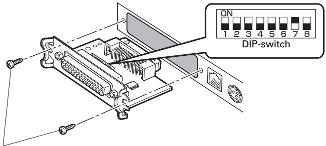 CITIZEN CT-S851 - Configurazione del DIP-switch sulla schedadell'interfaccia seriale - 1