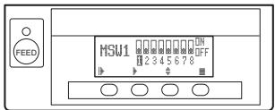 CITIZEN CT-S851 - Modo de configuración de los interruptores DIP virtuales - 1