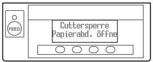 CITIZEN CT-S851 - Beheben einer Cuttersperre (1) - 1
