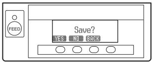CITIZEN CT-S851 - Save settings menu - 1