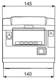 CITIZEN CT-S851 - Vistas externas y dimensiones - 2