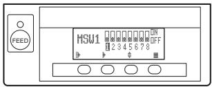 CITIZEN CT-S851 - Mode de réglage de commutateur DIP virtuel - 1