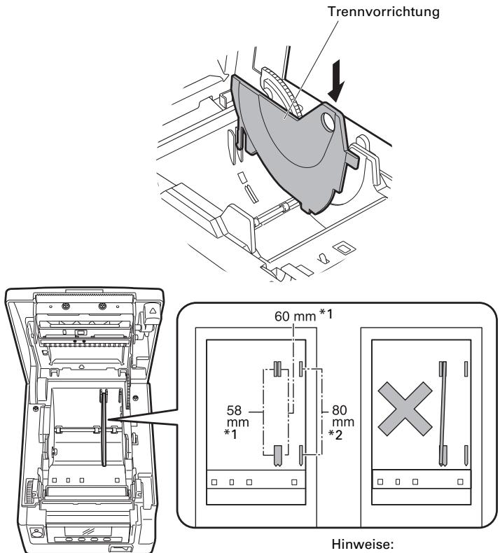 CITIZEN CT-S851 - Trennvorrichtung für Papierrollen - 1