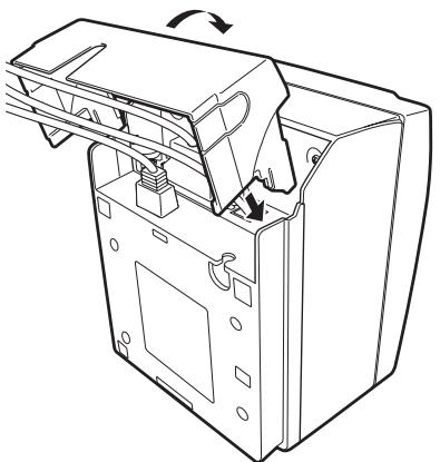CITIZEN CT-S851 - Anbringen der Schnittstellenabdeckung - 1