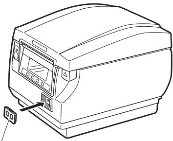 CITIZEN CT-S851 - Colocacion de la tapa del interruptor de alimentacion - 1