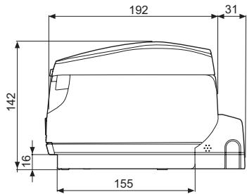 CITIZEN CT-S851 - Äußere Ansicht und Abmessungen - 3