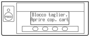 CITIZEN CT-S851 - Rimozione del blocco del dispositivo di taglio (1) - 1
