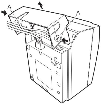 CITIZEN CT-S851 - Rimozione del coperchio interfaccia - 1