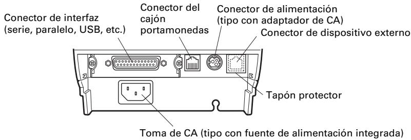 CITIZEN CT-S851 - Conectores trazeros - 1