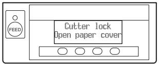 CITIZEN CT-S851 - Clearing a Cutter Lock (1) - 1