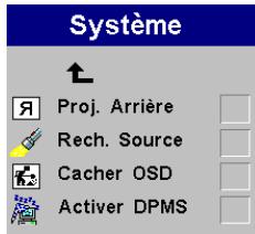 INFOCUS LP70+ - Menu système - 1