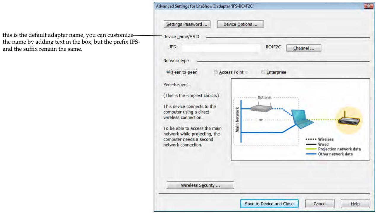 INFOCUS LITESHOW II - Advanced settings - 1