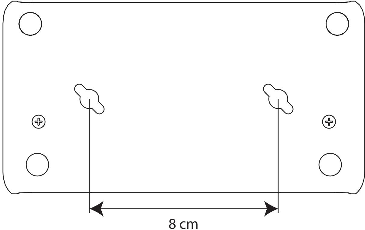 INFOCUS LITESHOW II - Adapter Mounting Template - 1