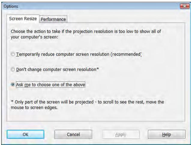 INFOCUS LITESHOW II - Options - 1