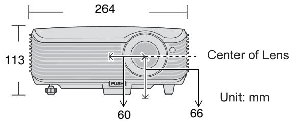INFOCUS X16 - Projection dimensions - 1