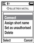 BLUETREK METAL - Pairing the BLUETREK® METAL - 6