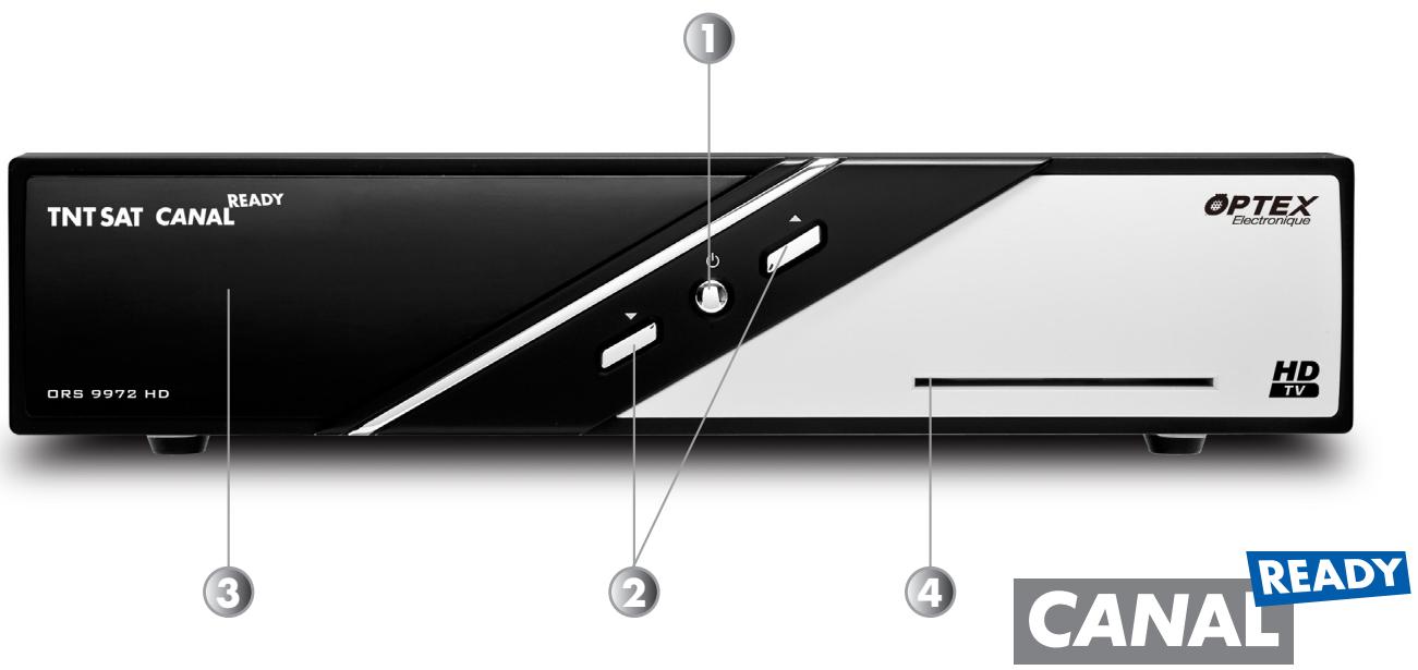 OPTEX ORS 9972 - C.1) la face avant - 1