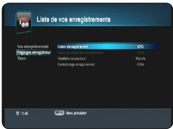 OPTEX ORS 9972 - Iv.2) réglages enregistrés - 1