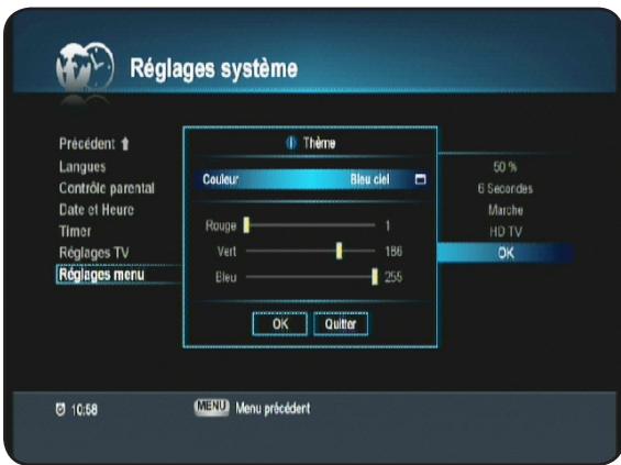 OPTEX ORS 9972 - Ii.2. f) réglages menu - 2