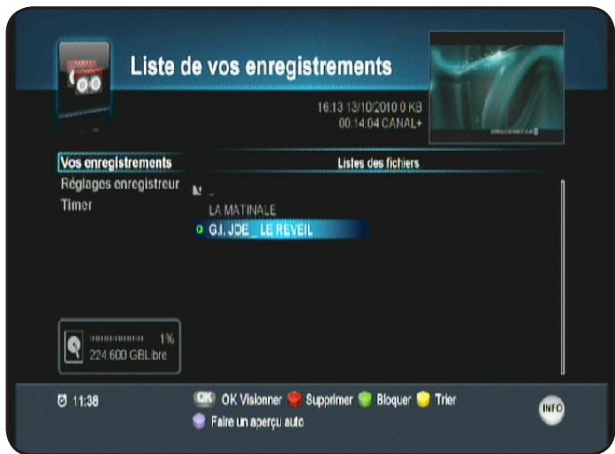 OPTEX ORS 9972 - Iv.1) vos enregistrements - 1