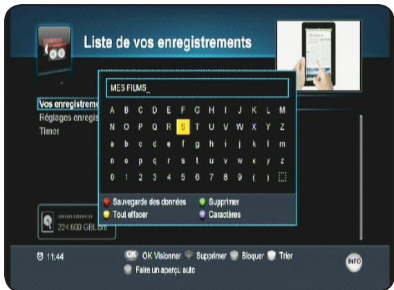 OPTEX ORS 9972 - Renommer 1 enregistrement - 1