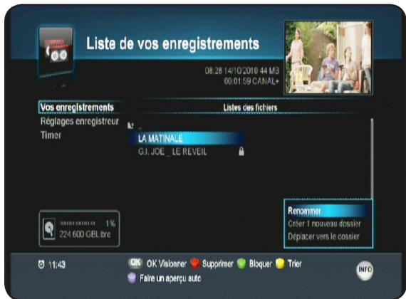 OPTEX ORS 9972 - Faire l'aperçu d'un enregistrement - 1