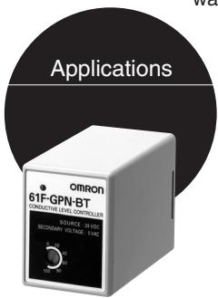 OMRON 61F-GPN-BT - Application Examples - 1
