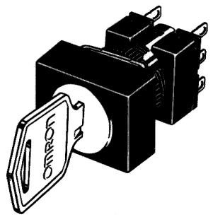 OMRON A165K - ■ Key-type Selector Switches - 1