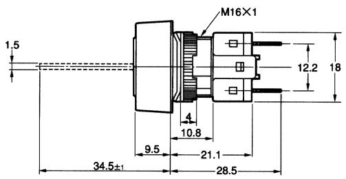 OMRON A165K - ■ Key-type Selector Switches - 2