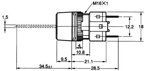 OMRON A165K - ■ Key-type Selector Switches - 10
