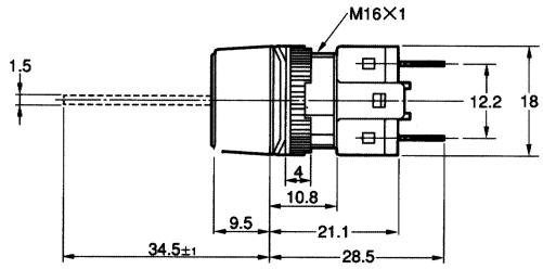 OMRON A165K - ■ Key-type Selector Switches - 6