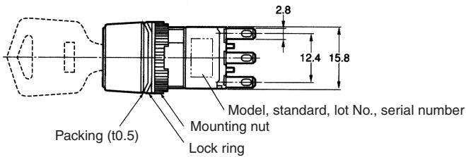 OMRON A165K - ■ Key-type Selector Switches - 12
