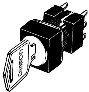 OMRON A165K - ■ Key-type Selector Switches - 5