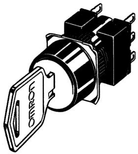 OMRON A165K - ■ Key-type Selector Switches - 9