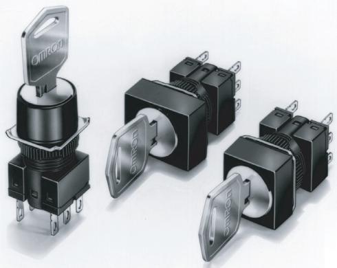 OMRON A165K - Mounting Aperture of 16 mm - 1