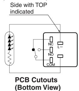 OMRON A165W - Models with PCB Terminals - 2