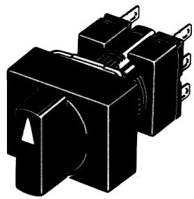 OMRON A165W - ■ Knob-type Selector Switches without Voltage Reduction Unit - 1